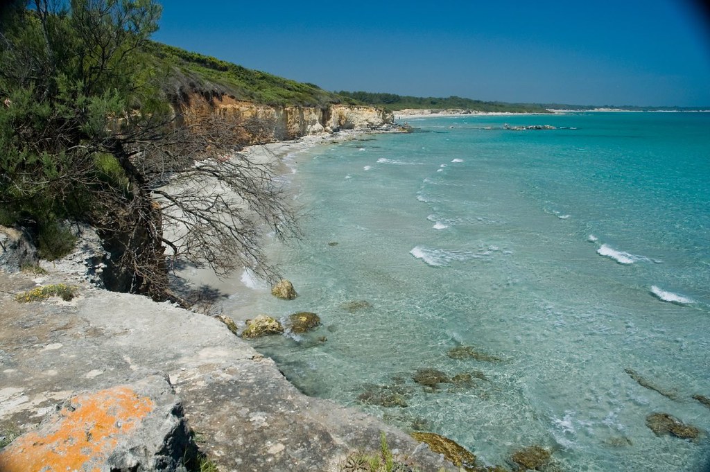 Baia dei Turchi in Puglia