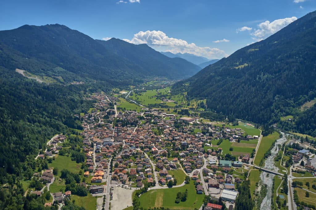 View of Pinzolo area