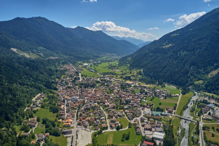 Vue de la région de Pinzolo