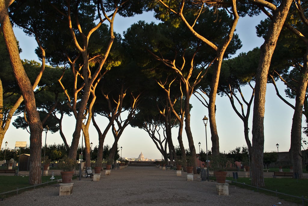 Orange Garden or Savello Park in Rome