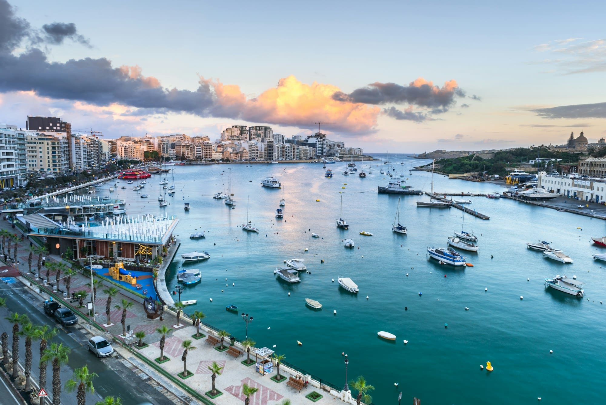 Baia di Sliema a Malta