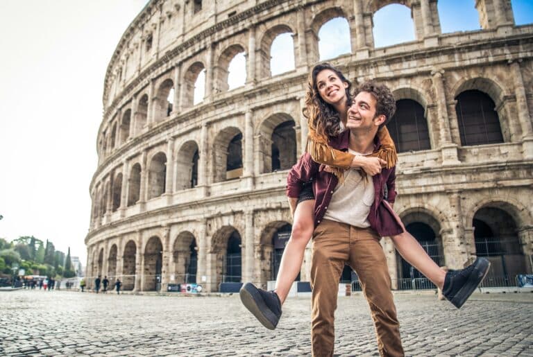 Couple at Colosseum, Rome