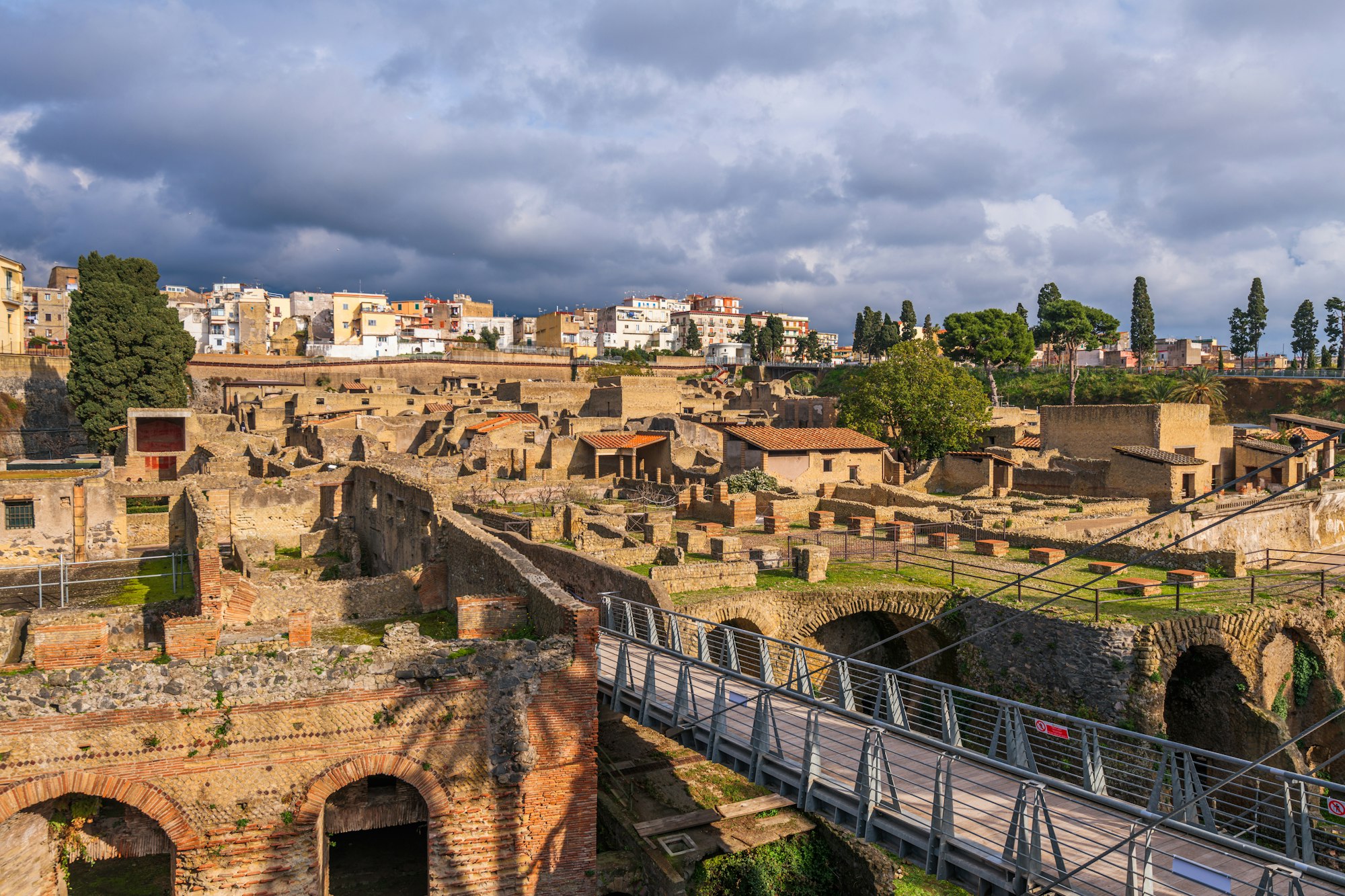 Ancient Roman Ruins of the City of Herculaneum