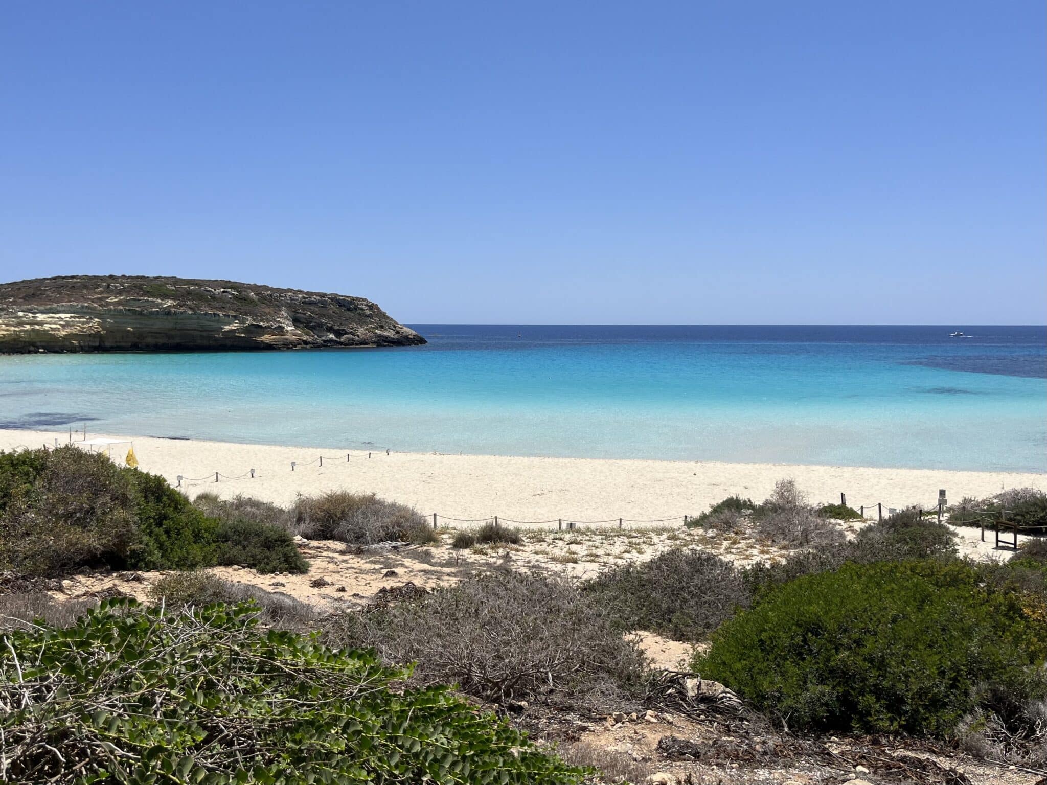 Spiaggia dei conigli a Lampedusa