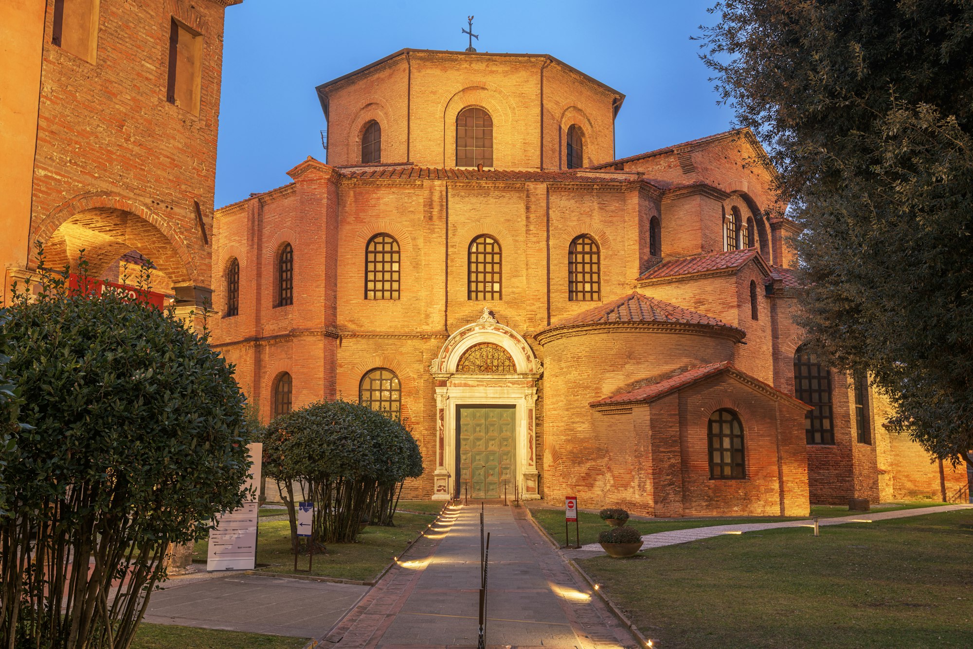 Ravenna, Italia presso la storica Basilica di San Vitale