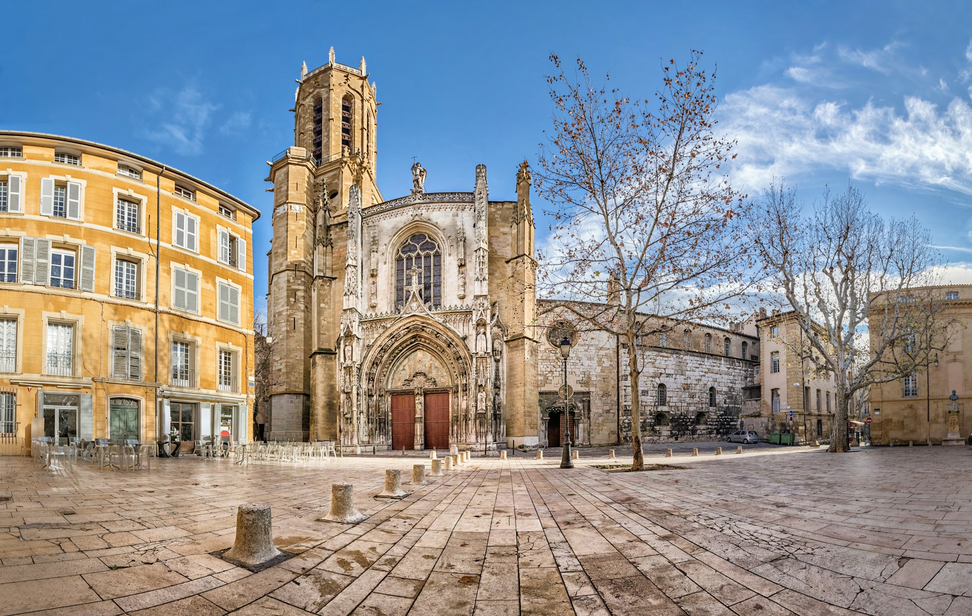 La Cattedrale di Aix ad Aix-en-Provence, Francia.