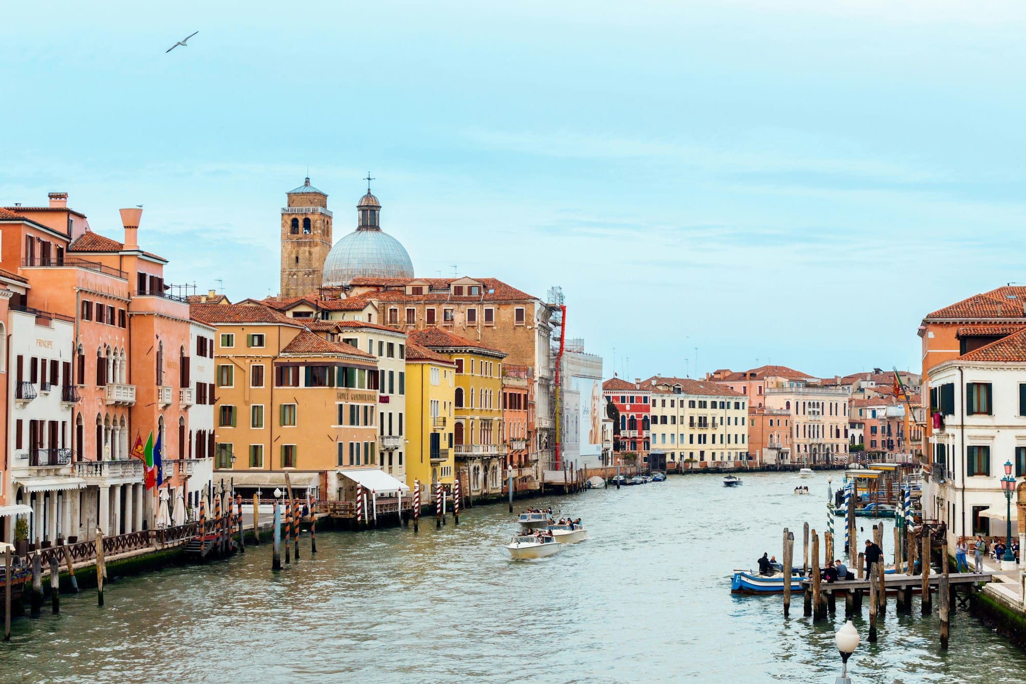 Venezia Ponte degli Scalzi Veduta sul Canal Grande