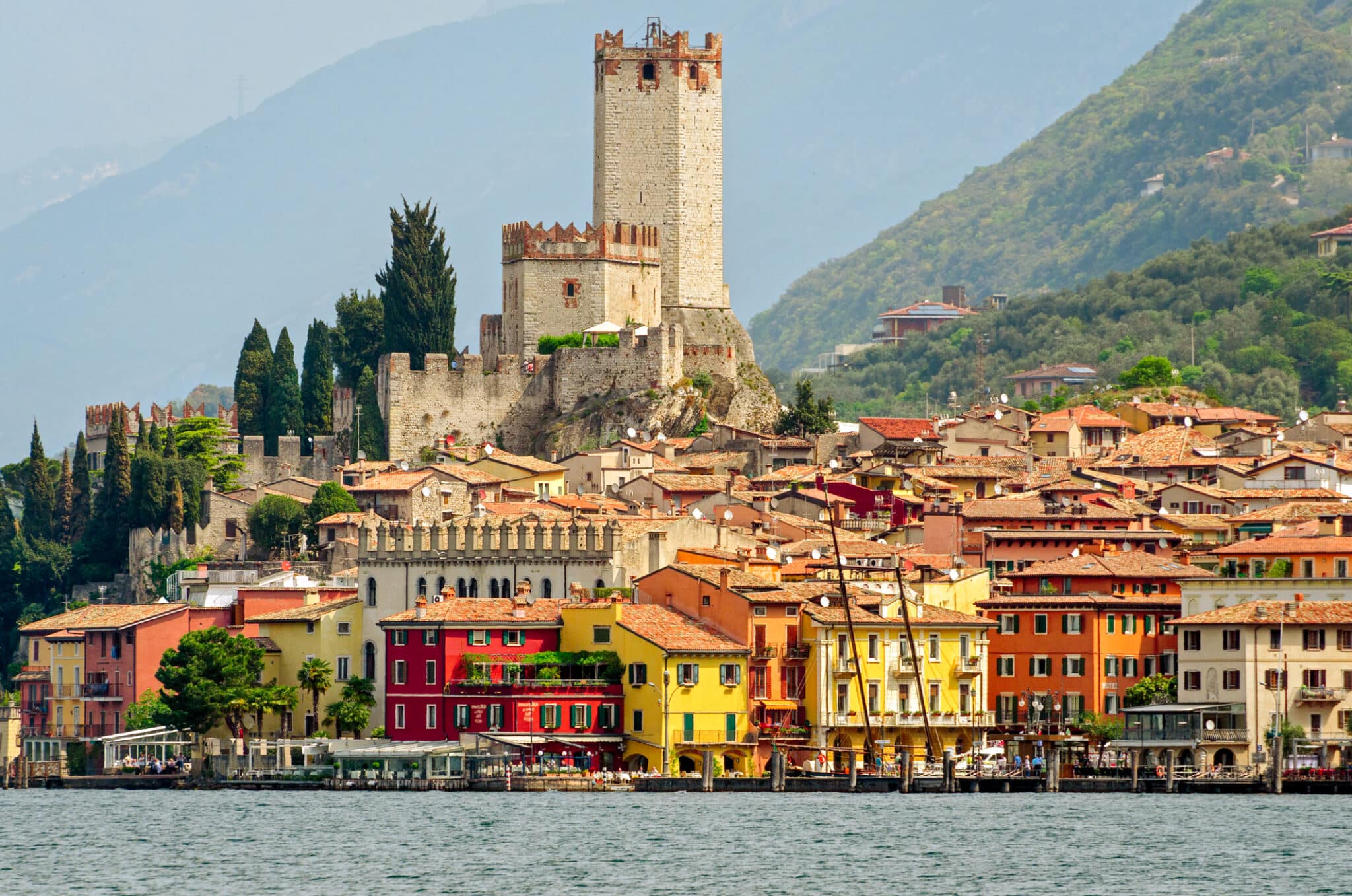 Castello di Malcesine dal Lago di Garda