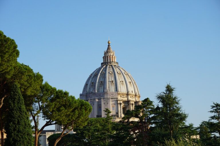 Veduta della Cupola di S. Pietro dai Musei Vaticani