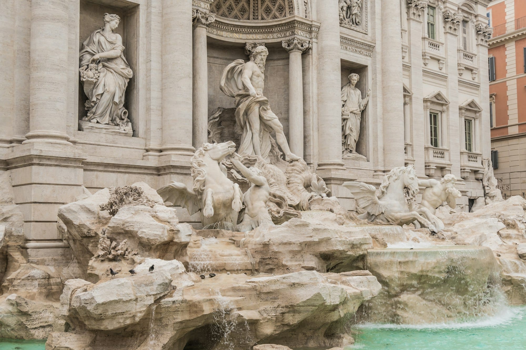 Fuente de Trevi en Roma