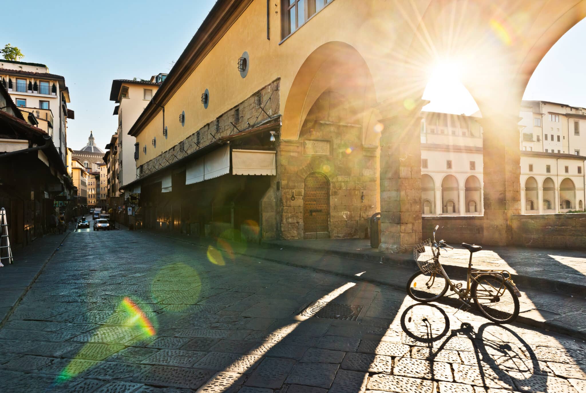 Dentro il Ponte Vecchio di Firenze