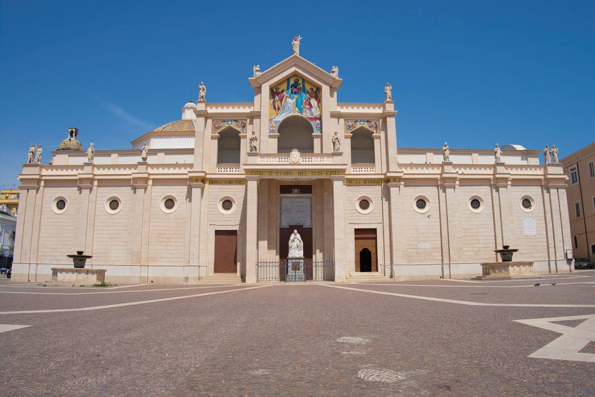 La famosa chiesa di San Lorenzo Maiorano, Manfredonia, Italia