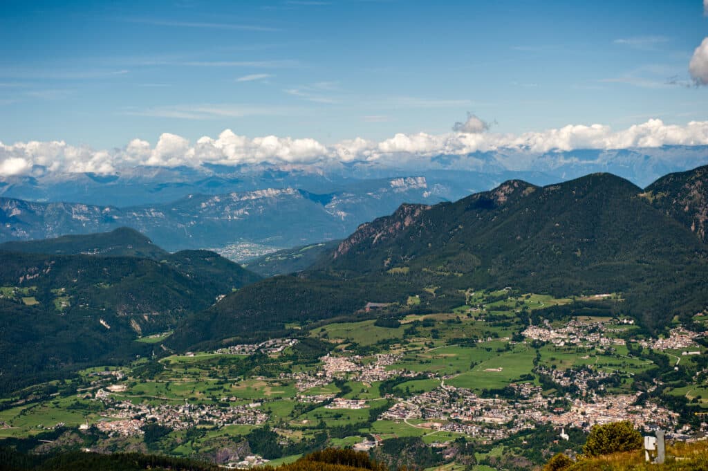 Panorama of Cavalese