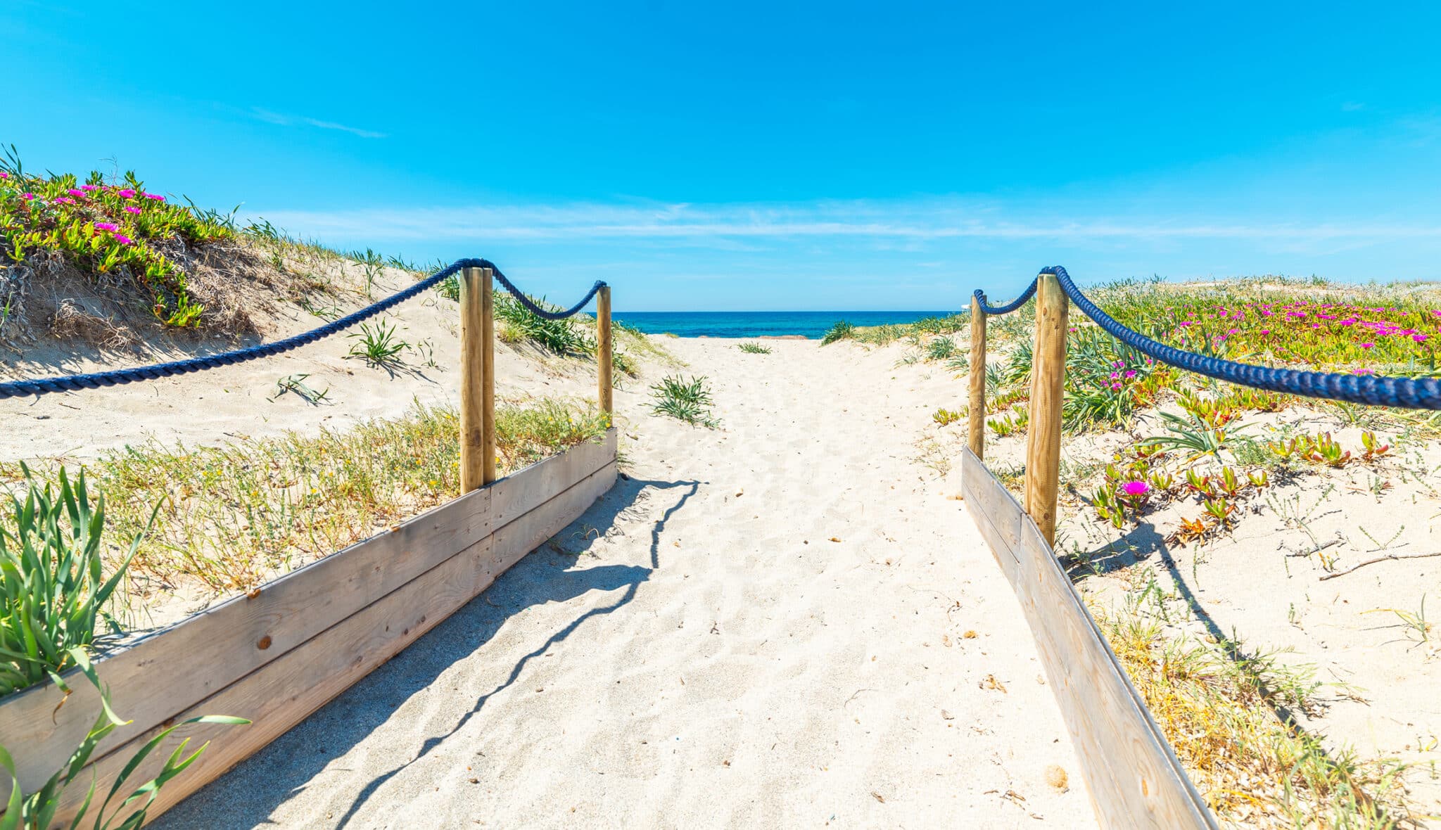 Percorso per la spiaggia di San Giovanni di Sinis, Sardegna