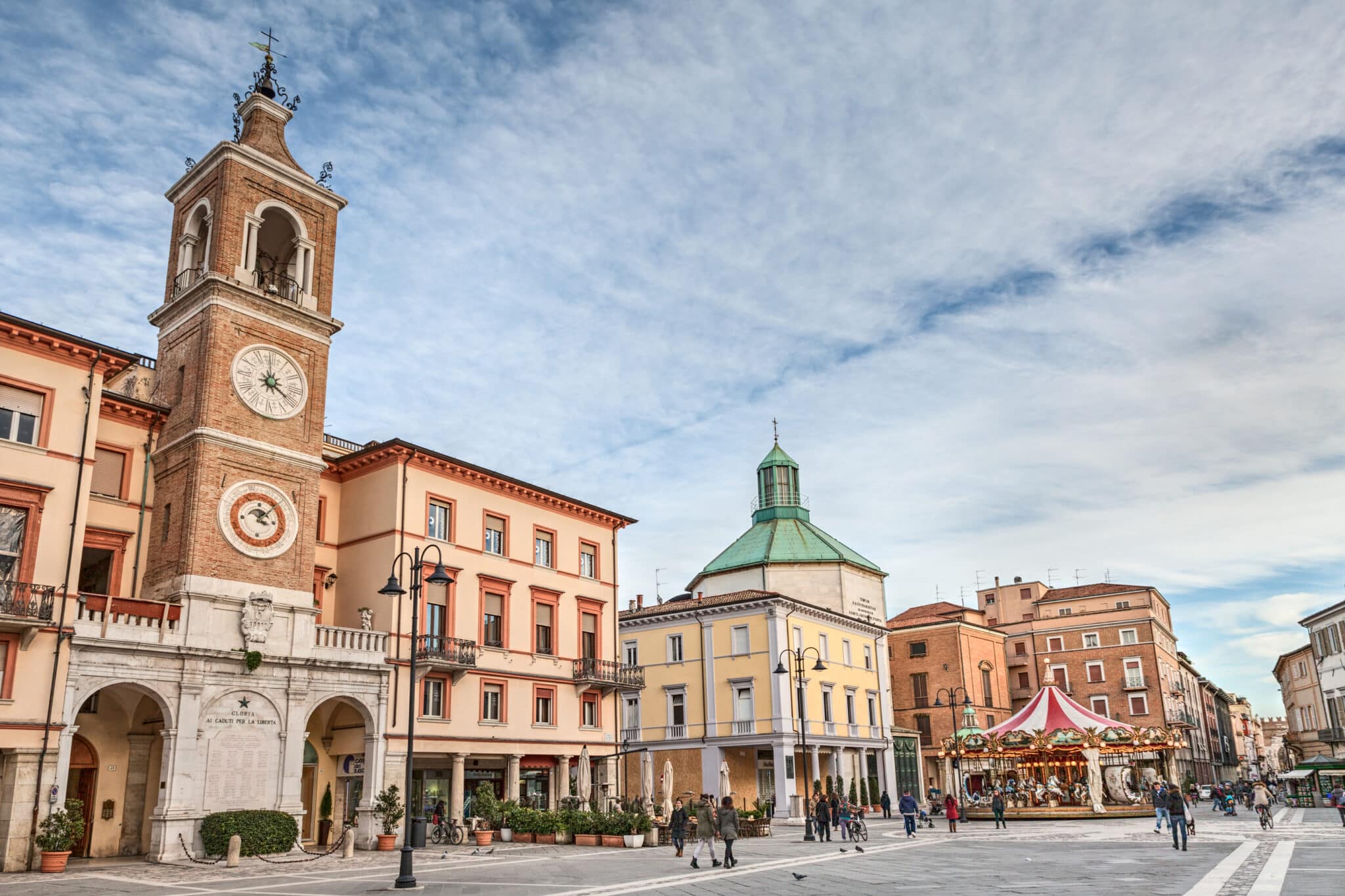 Piazza Tre Martiri à Rimini