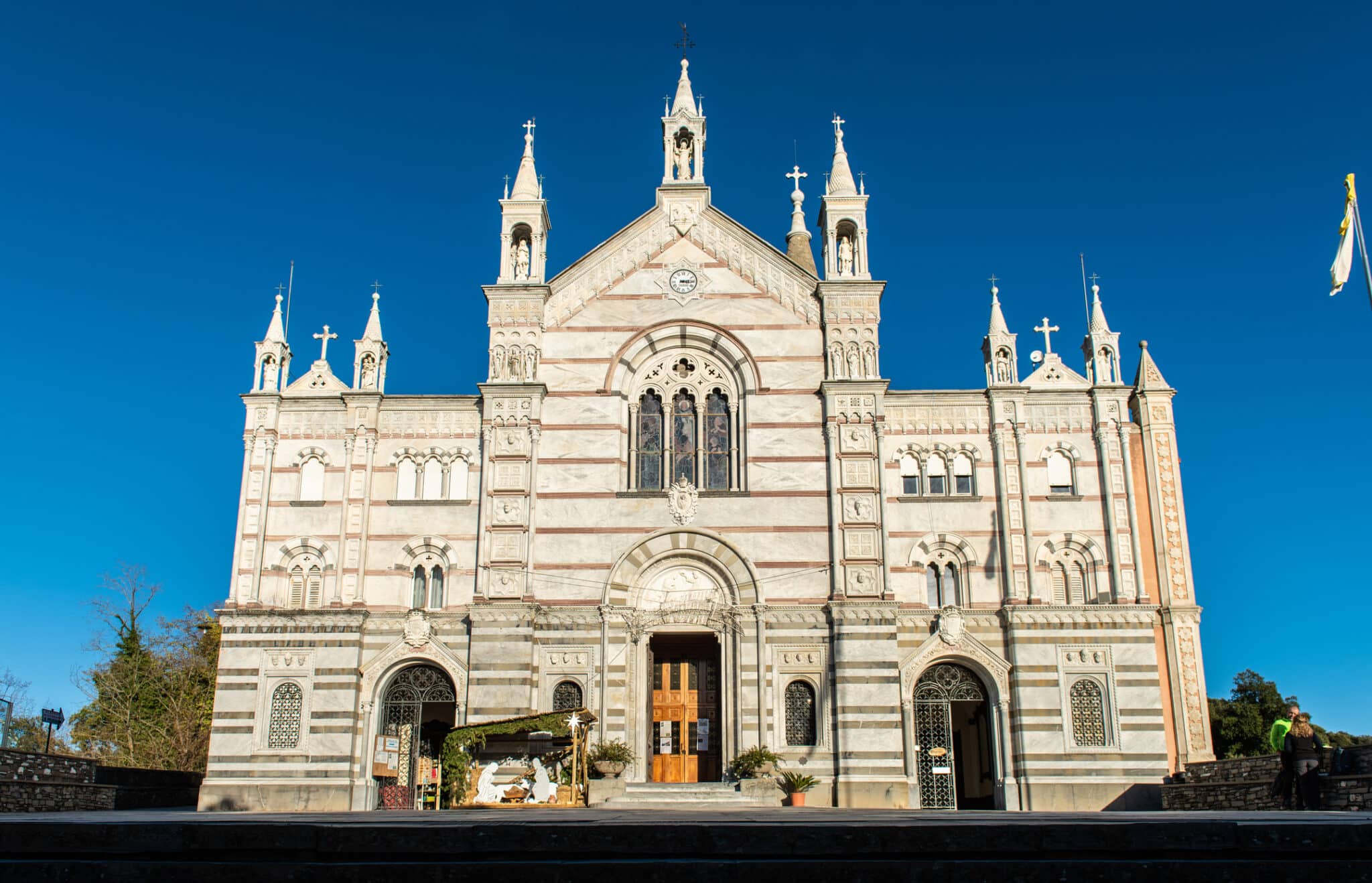 Sanctuary of Our Lady of Montallegro, Rapallo, Liguria, Italy.