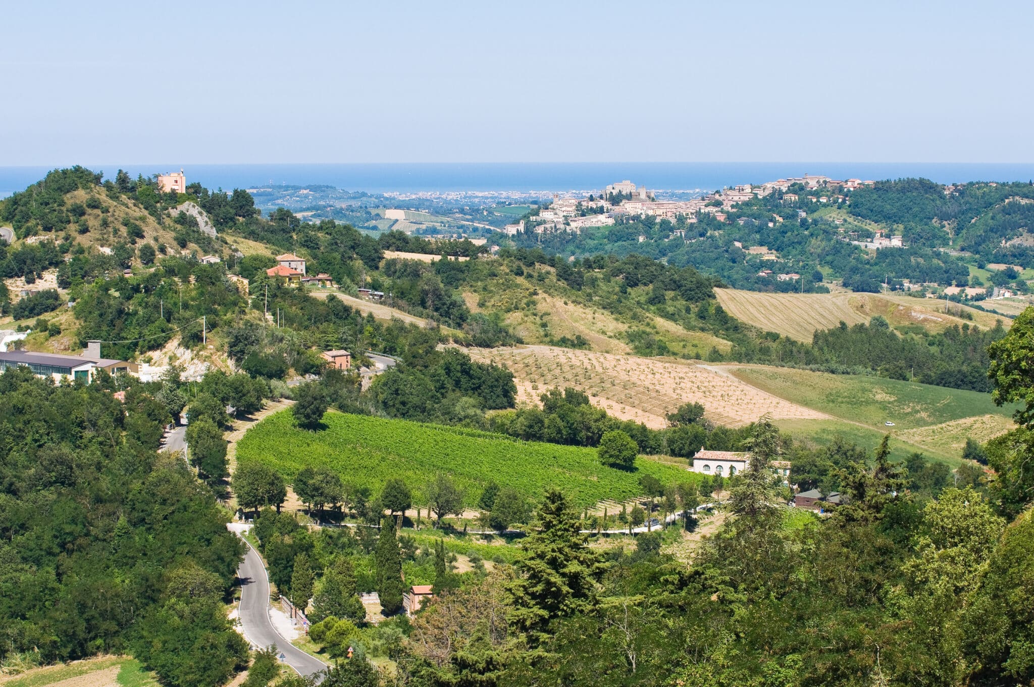 Route vers Santarcangelo di Romagna